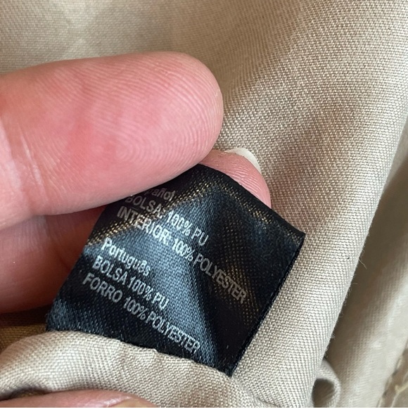 Braided Tassel Taupe Crossbody Saddle Bag - Picture 10 of 17